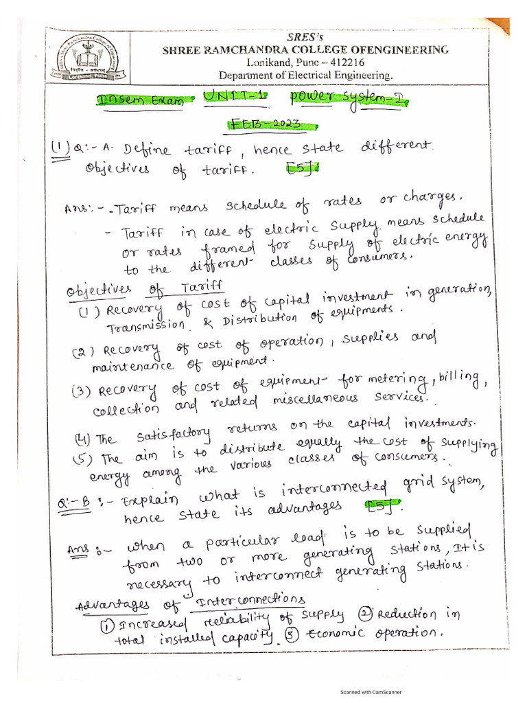 FEB-2023 Insem Paper Solution | PDF