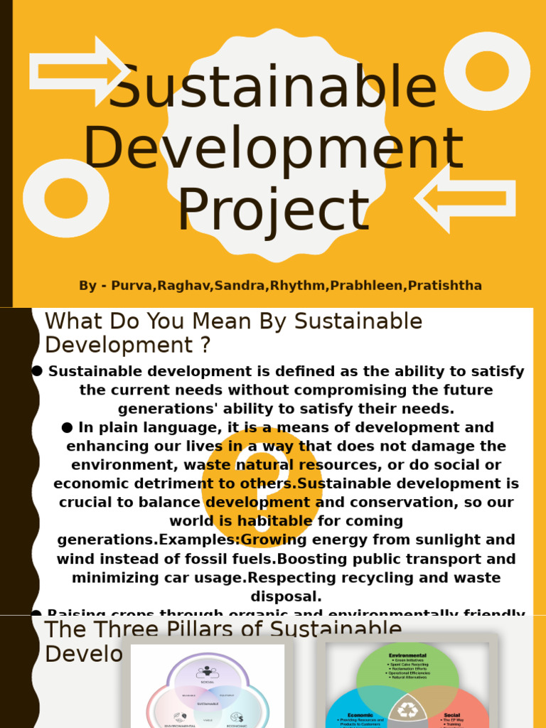 Sustainable Devlopment S.S.T Project | PDF | Sustainability ...