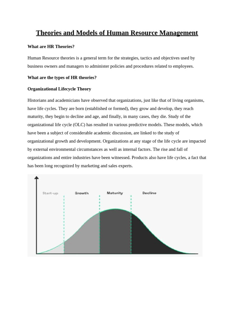 Key HR Management Theories Explained | PDF | Human Resource Management ...