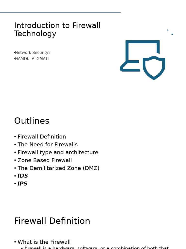 Understanding Firewall Technology Basics | PDF | Firewall (Computing ...