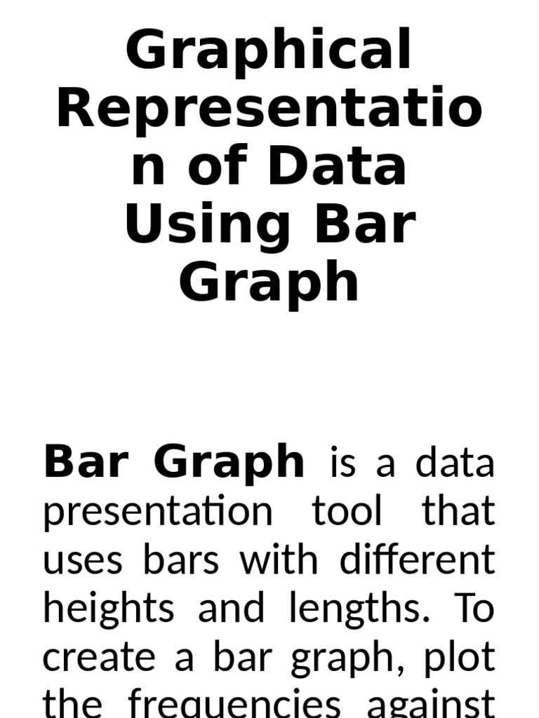 Creating Bar Graphs for Data Visualization | PDF