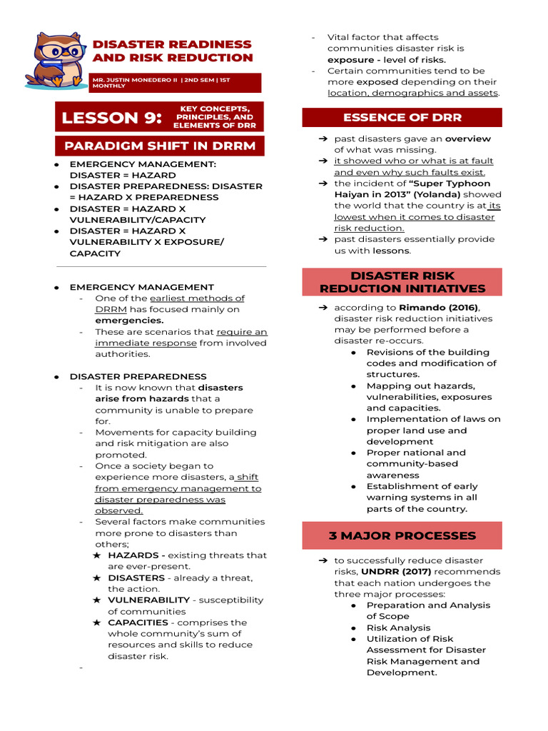 Disaster Risk Management Strategies | PDF | Emergency Management ...