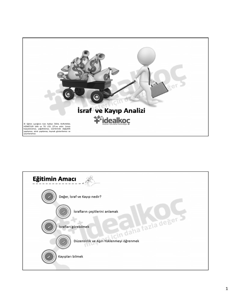 ISO - Israf Ve Kayıp Analizi | PDF