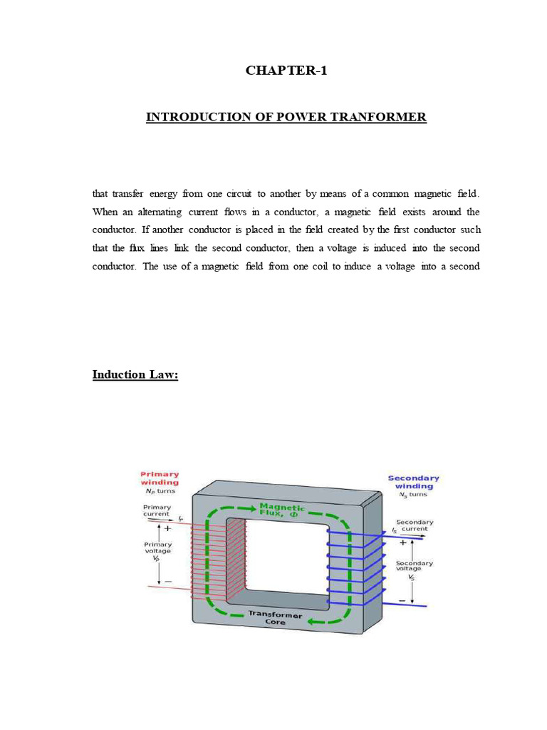 Power Transformer Overview and Types | PDF | Transformer | Inductor
