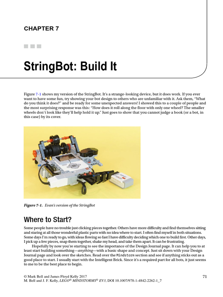 Build Your LEGO StringBot Step-by-Step | PDF | Axle