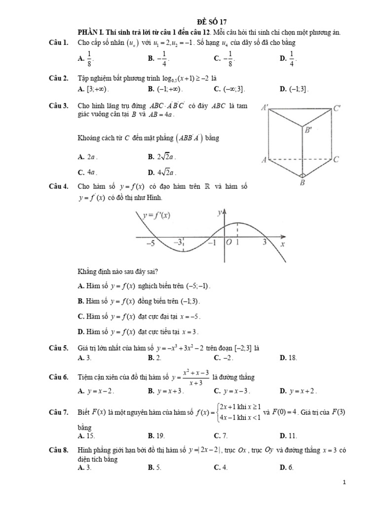 De So 17-20 TN THPT 2025 | PDF