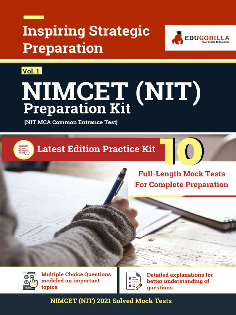 Nimcet Preparation Kit (10 Full Length Solved Mock Test) | PDF ...