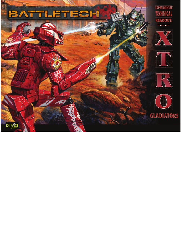 Gladiator Combat Tech in Solaris VII | PDF | Battle Tech