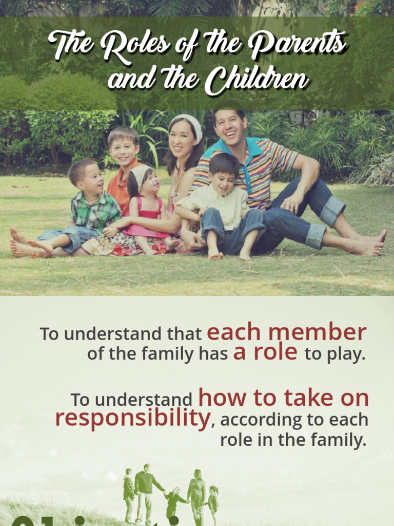 Family Roles and Responsibilities Guide | PDF | Torah Books | Religious ...