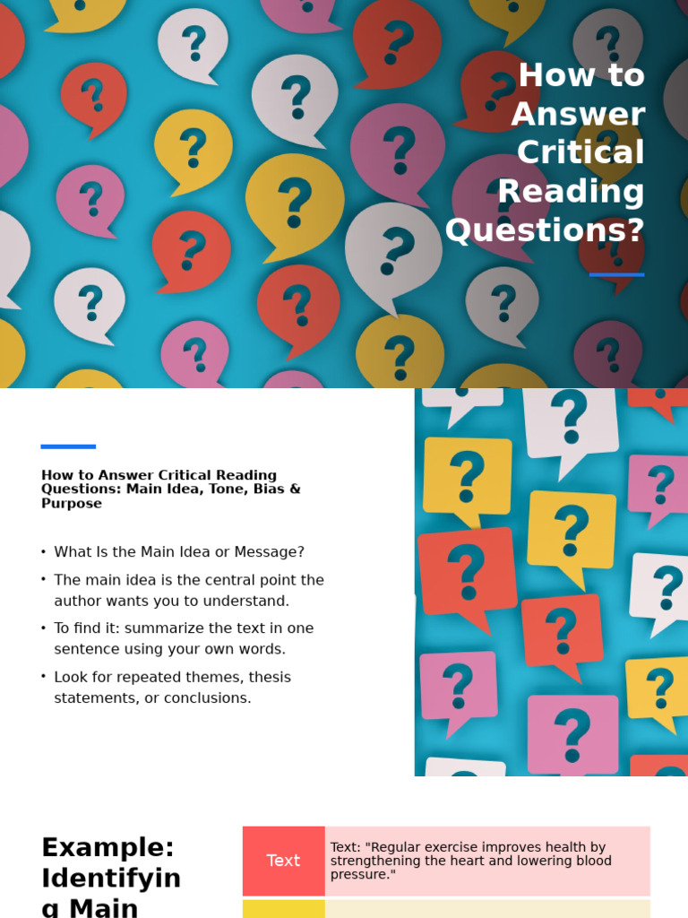 Mastering Critical Reading Skills | PDF | Bias | Cognition