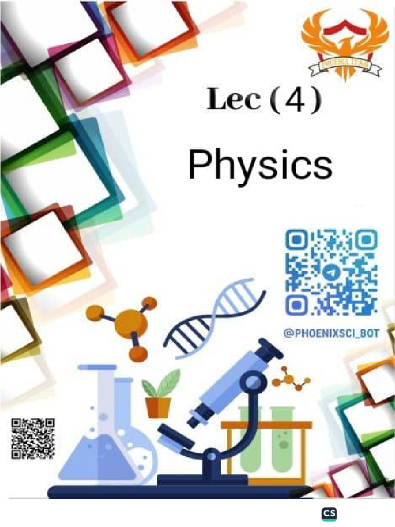 Physics Lec 4 | PDF