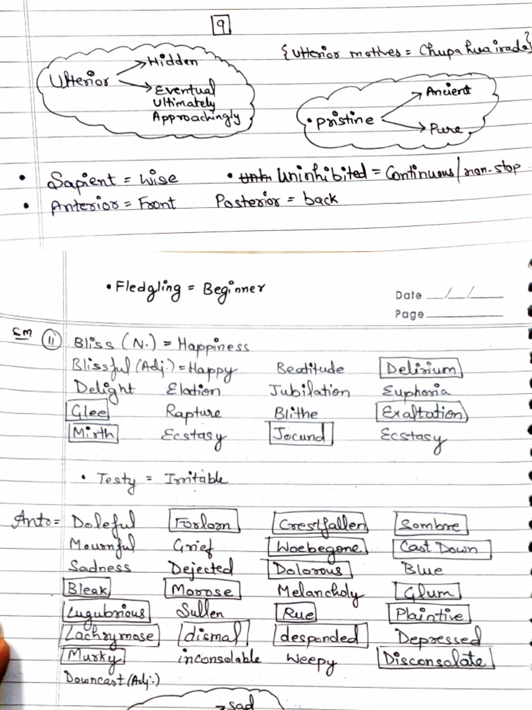 Emotional States and Descriptions | PDF
