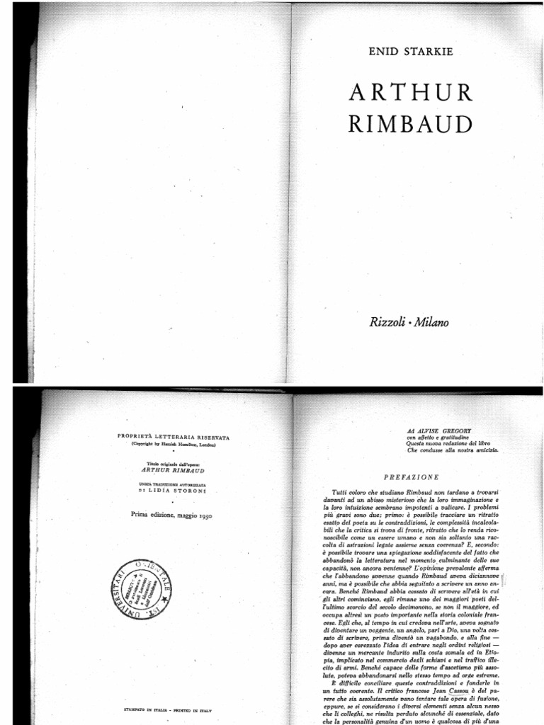 Arthur Rimbaud Compress | PDF