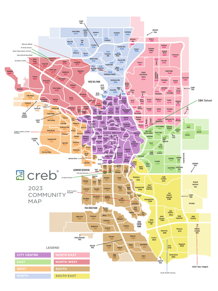 Calgary Community Map 2023 | PDF