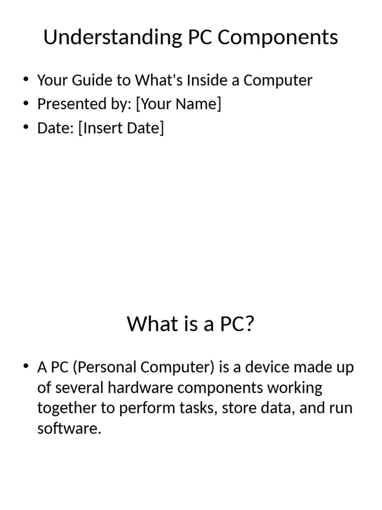 Guide to Essential PC Components | PDF | Graphics Processing Unit ...