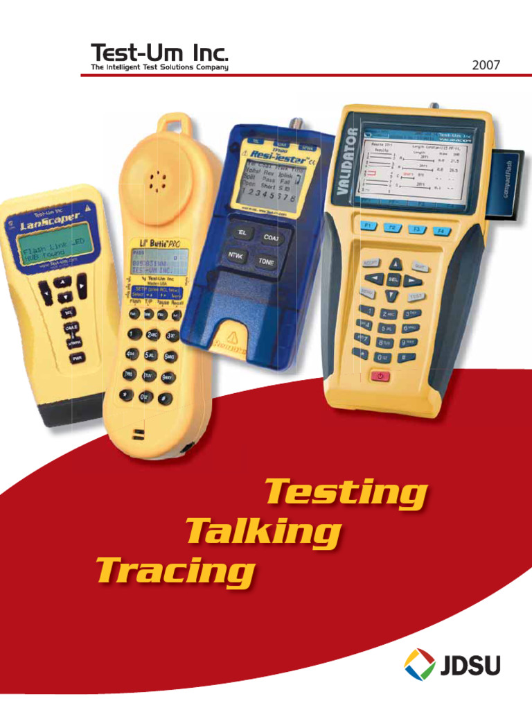 17. Testum_catalog_JDSU Adquirió TESTUM | PDF | Computer Network ...
