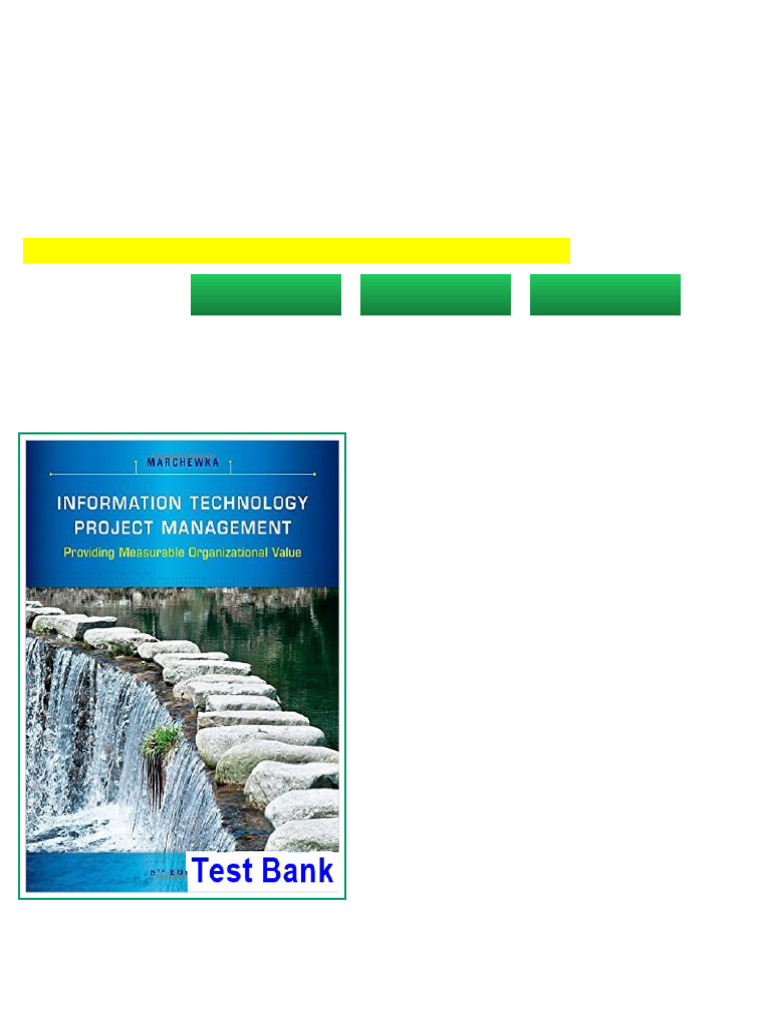 Information Technology Project Management Providing Measurable ...