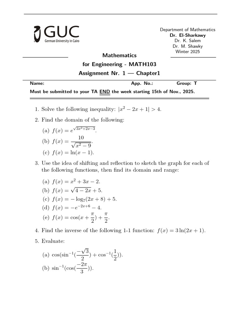 Assignment 1 | PDF