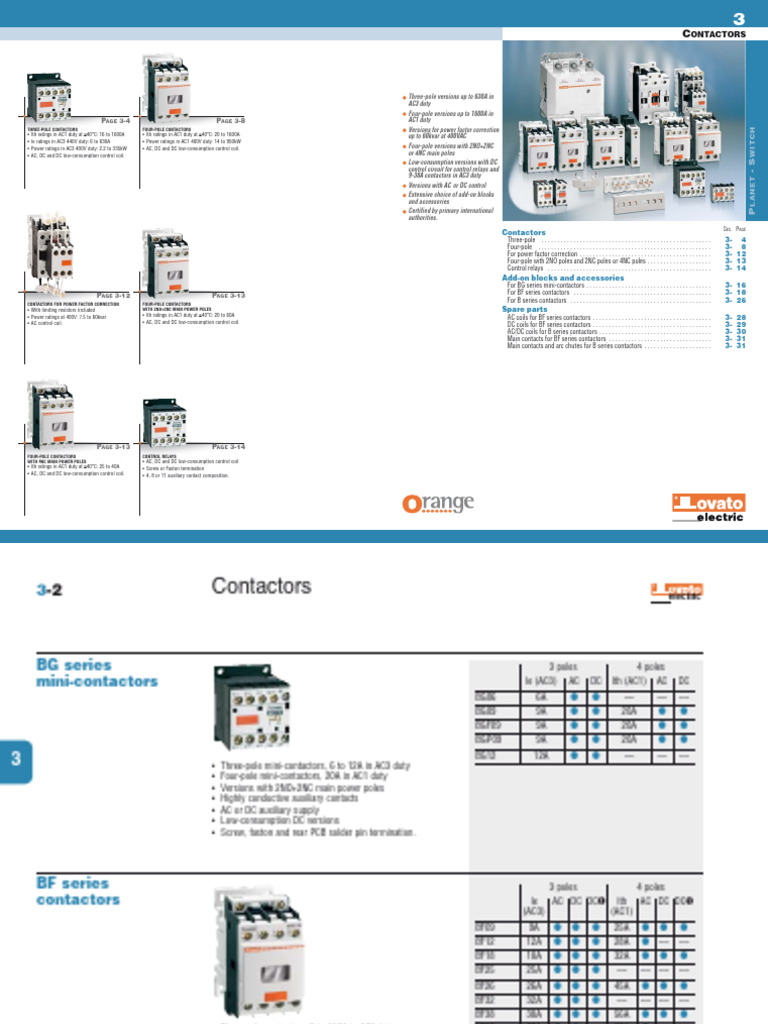 Comprehensive Guide to Contactors | PDF | Relay | Alternating Current