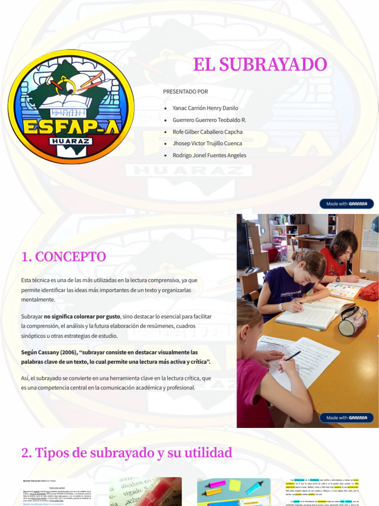 El Subrayado | PDF