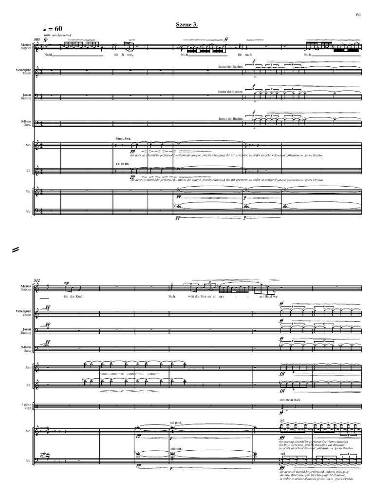 Medea Opera Score Analysis | PDF