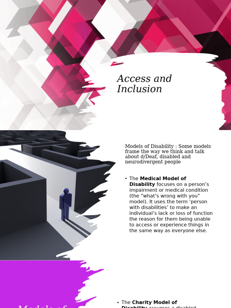 Understanding Disability Models and Inclusion | PDF | Disability ...