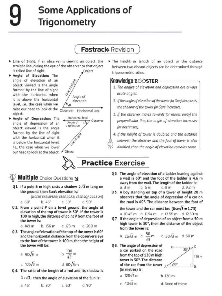 Application of Trigonometry | PDF