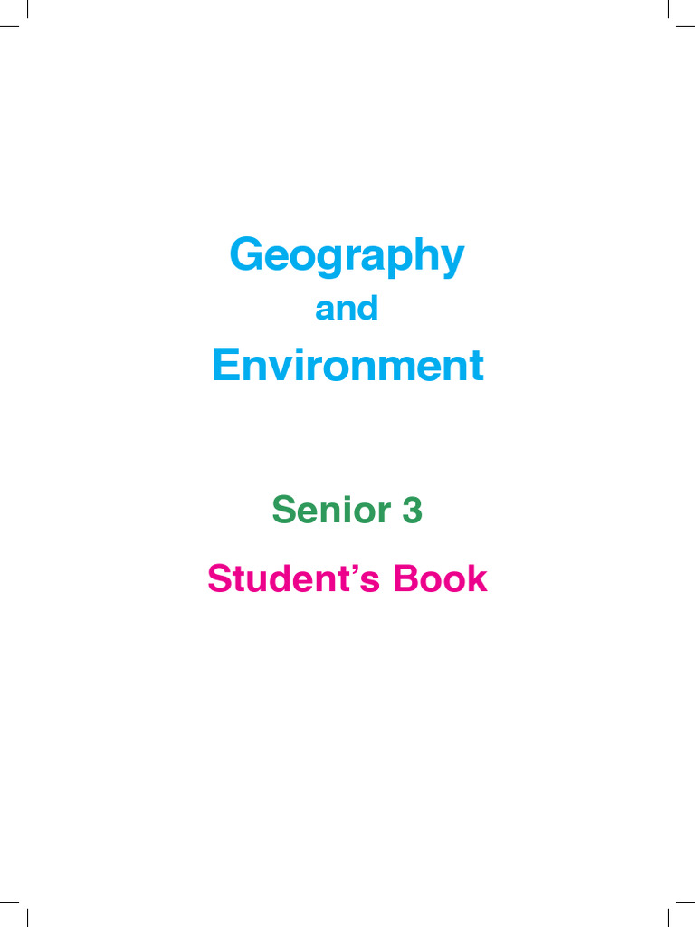 Geography S3 SB | PDF | Plateau | Mountains