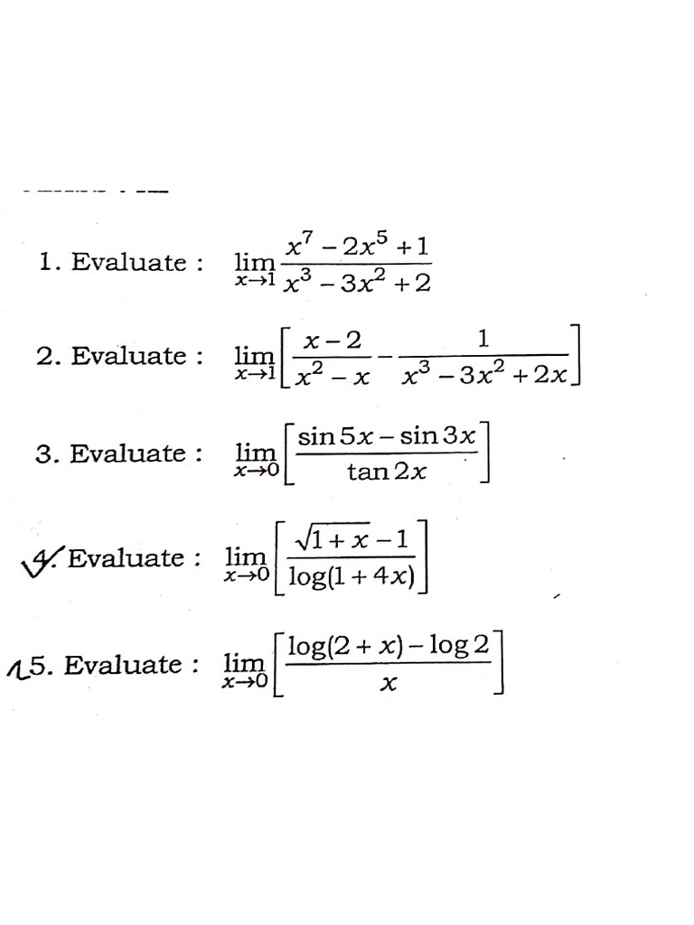 Limits Sums 3 | PDF