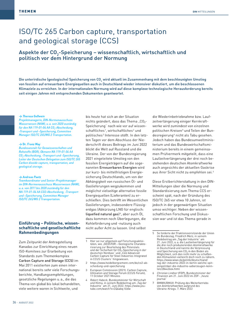 DE CCS Norms | PDF