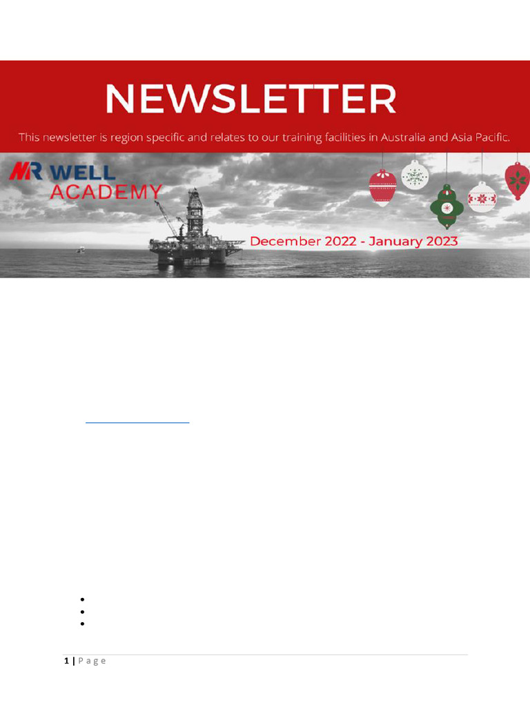Well Academy AU AP Newsletter December January 2021 | PDF