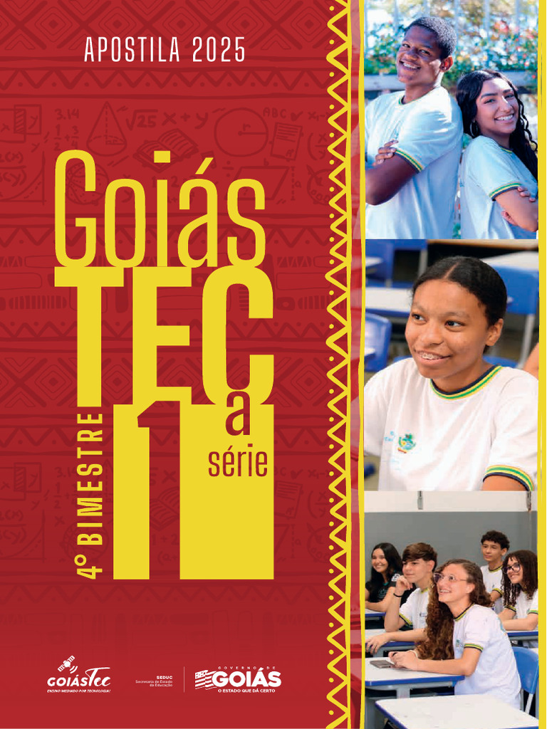 Apostila Goiás Tec - 1 Série - 4º Bim (2025) Resumida | PDF