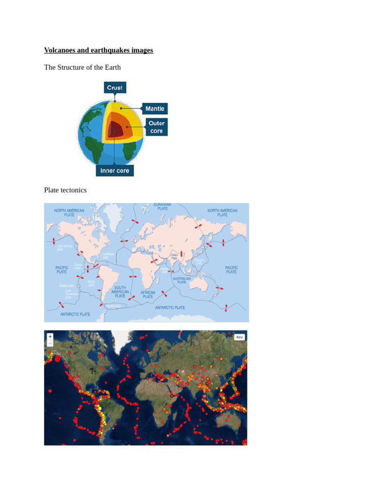 Volcanoes and Earthquakes Images - 1750942092 | PDF
