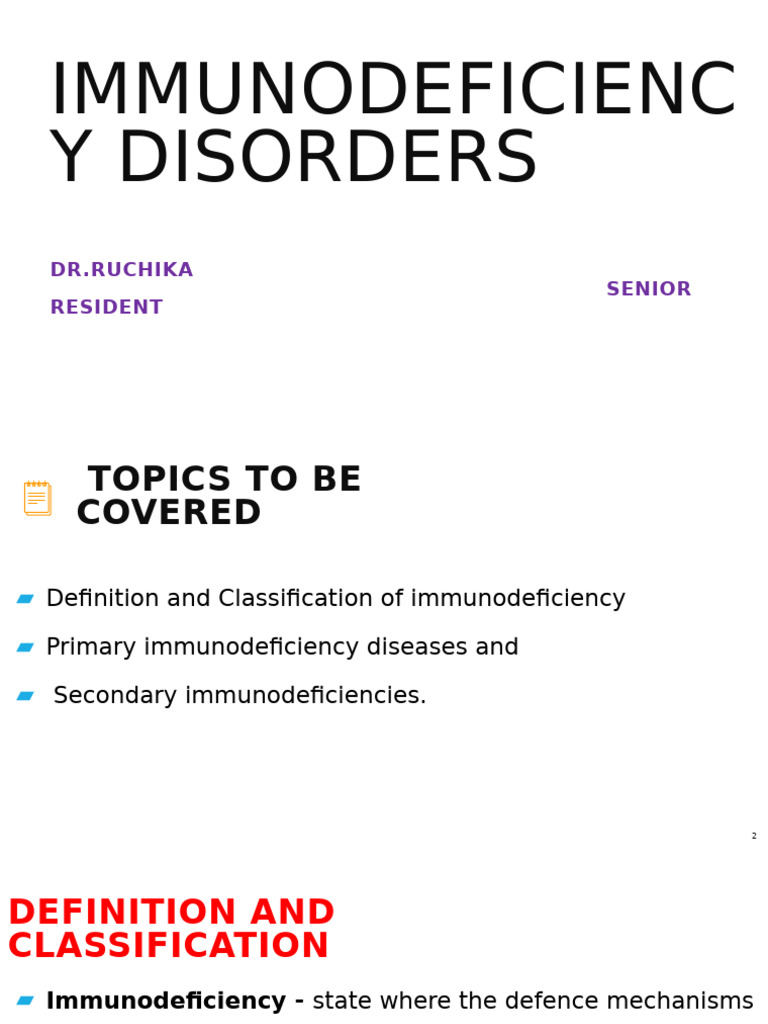 Overview of Immunodeficiency Disorders | PDF | Immunodeficiency | Antibody