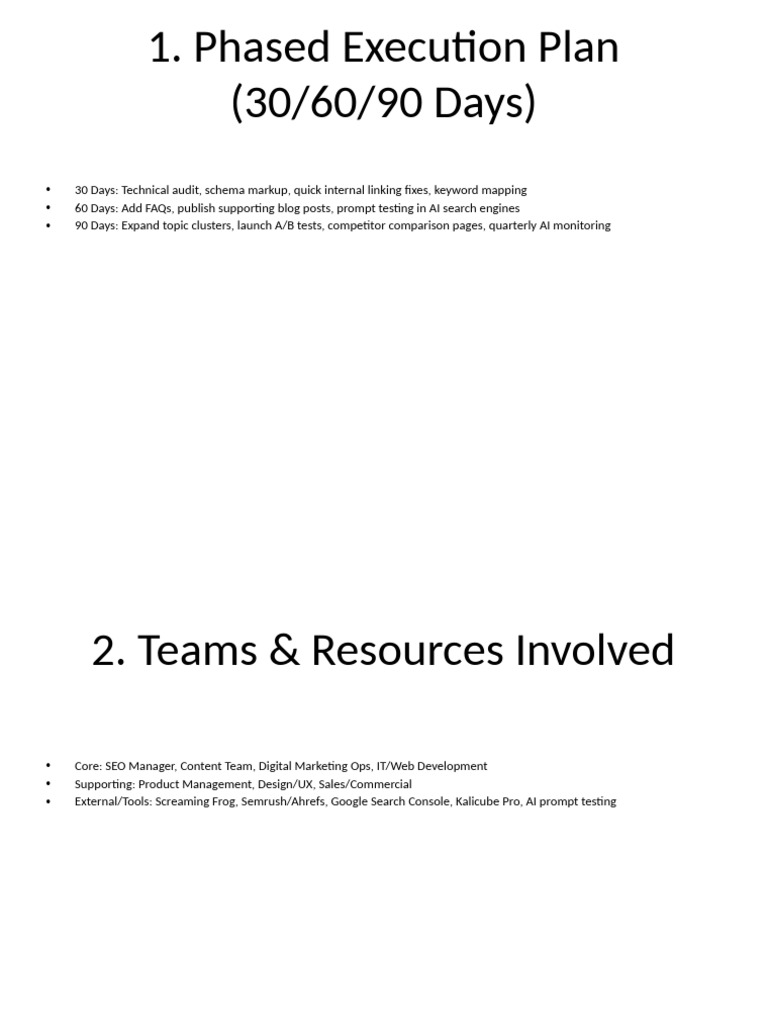 Task3 Execution Plan | PDF