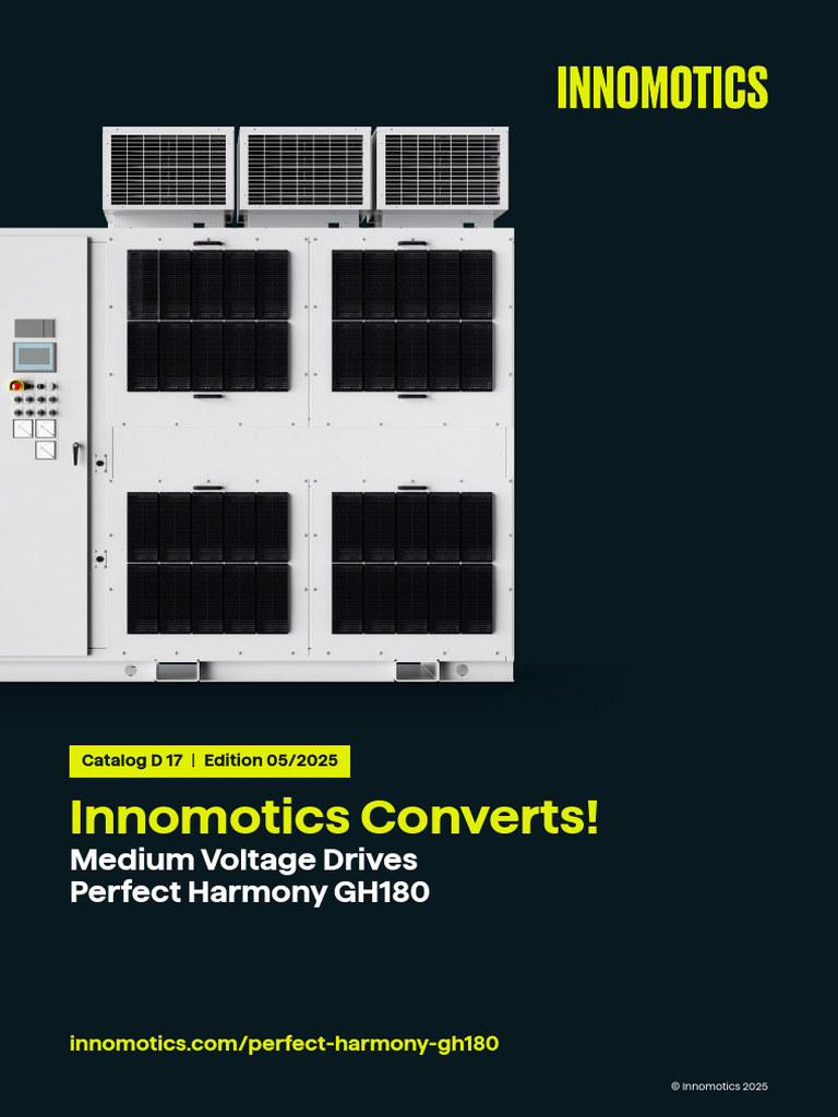 Innomotics GH180 Medium Voltage Drives | PDF | Electric Motor | Rectifier