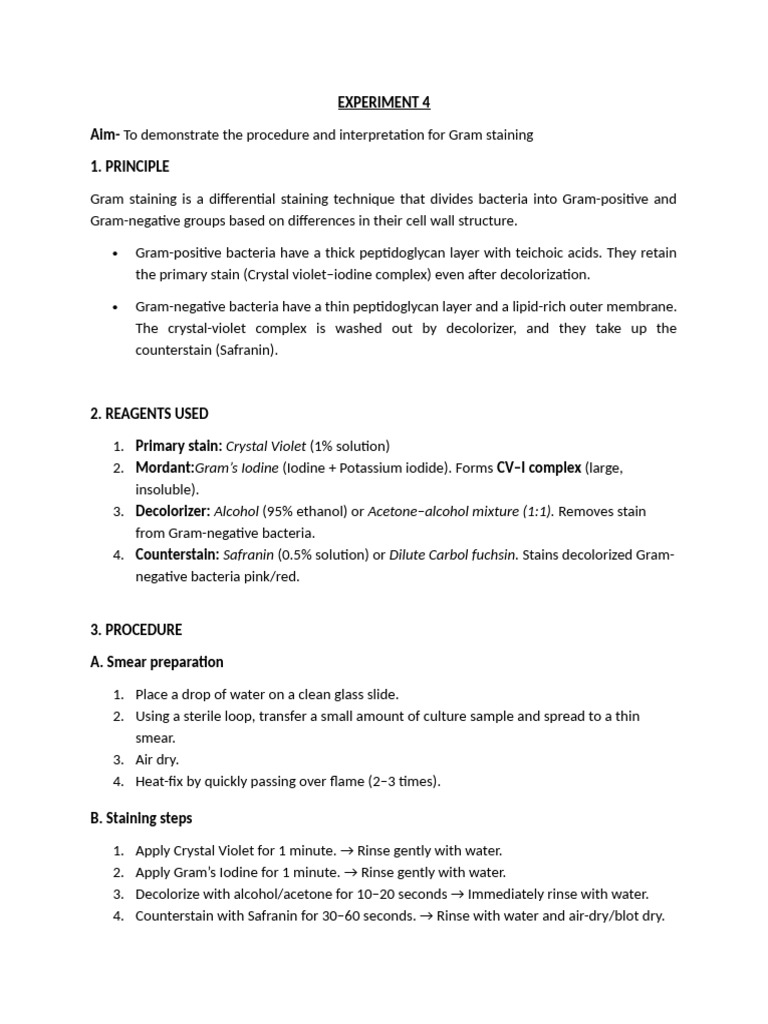 Experiment 4 | PDF