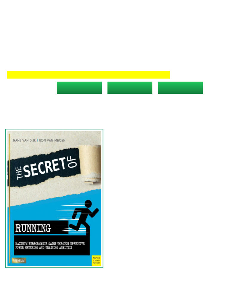 The Secret of Running Maximum Performance Gains Through Effective Power ...