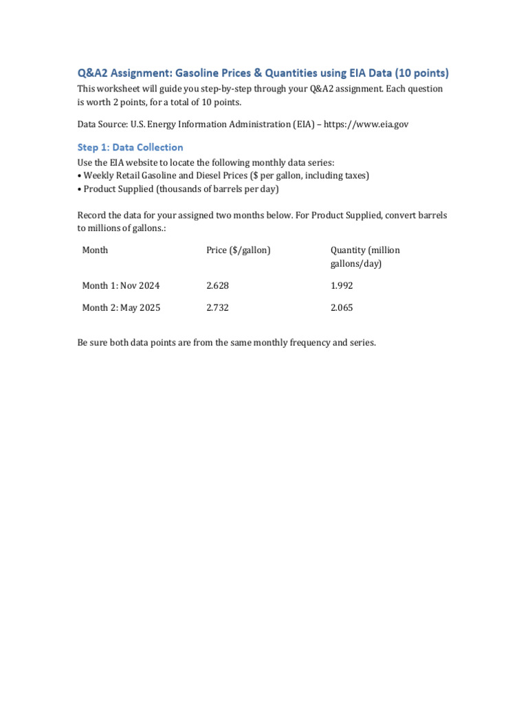 Gasoline Prices & Demand Analysis Guide | PDF | Price Elasticity Of ...