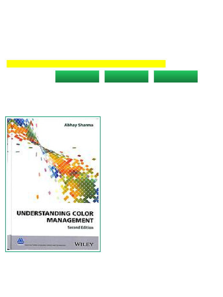 Understanding Color Management Second Edition Abhay Sharma: Mirror Link ...