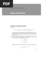 Query Processing: Solutions To Practice Exercises