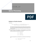 Query Processing: Solutions To Practice Exercises