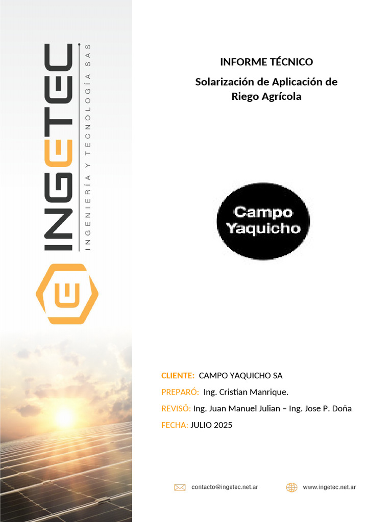 Informe Final Campo 7c (Con Baterias) | PDF | Ingenieria Eléctrica ...