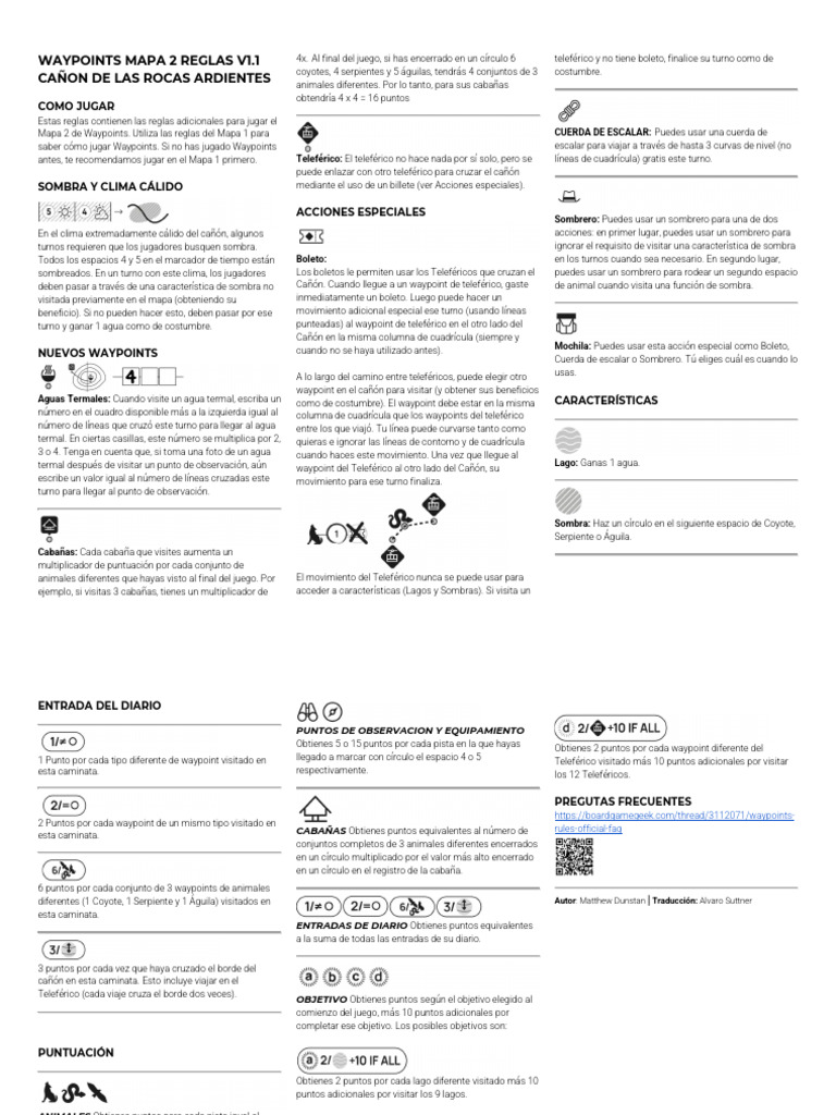 Waypoints Mapa 2 Reglas | PDF
