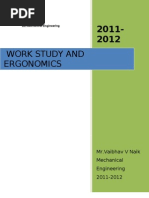 Download WORK STUDY WORK MEASUREMENT  METHOD STUDY  of  PRODUCTION TECHNOLOGY  by vvns4519888 SN95518539 doc pdf