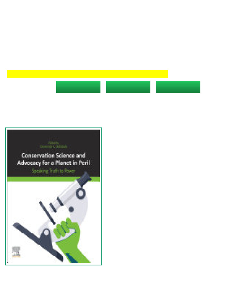 (Ebook) Conservation Science and Advocacy for a Planet in Peril ...