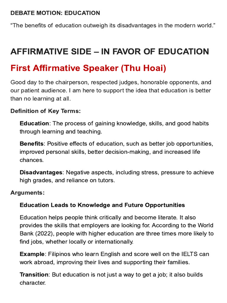 Education | PDF