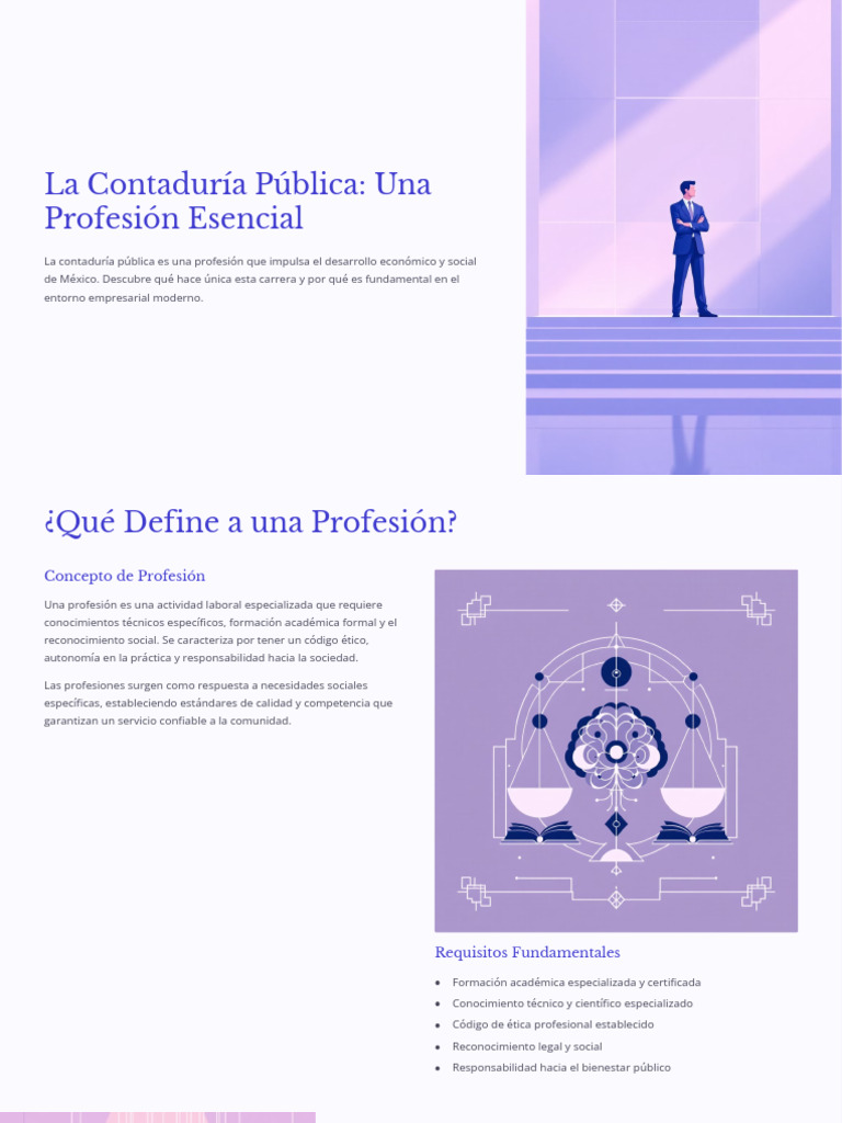 La Contaduria Publica Una Profesion Esencial | PDF | Contador ...