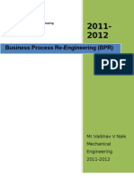 Business Process Re-Engineering (BPR)