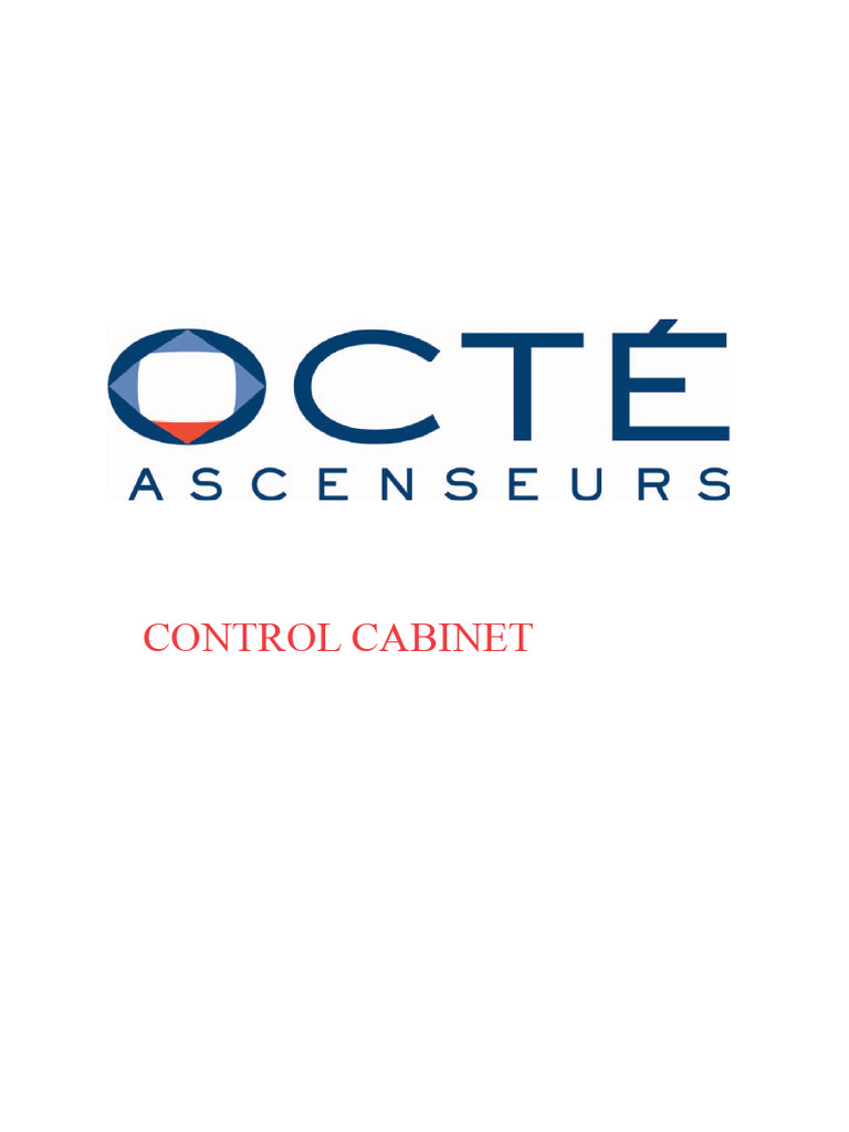 OCTE Elevator Control Cabinet Overview | PDF | Elevator | Switch